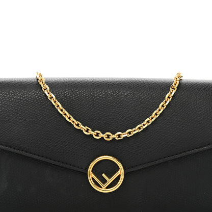 Fendi Vitello Cruise F is Fendi Continental Envelope Wallet on Chain Black 5 of 9