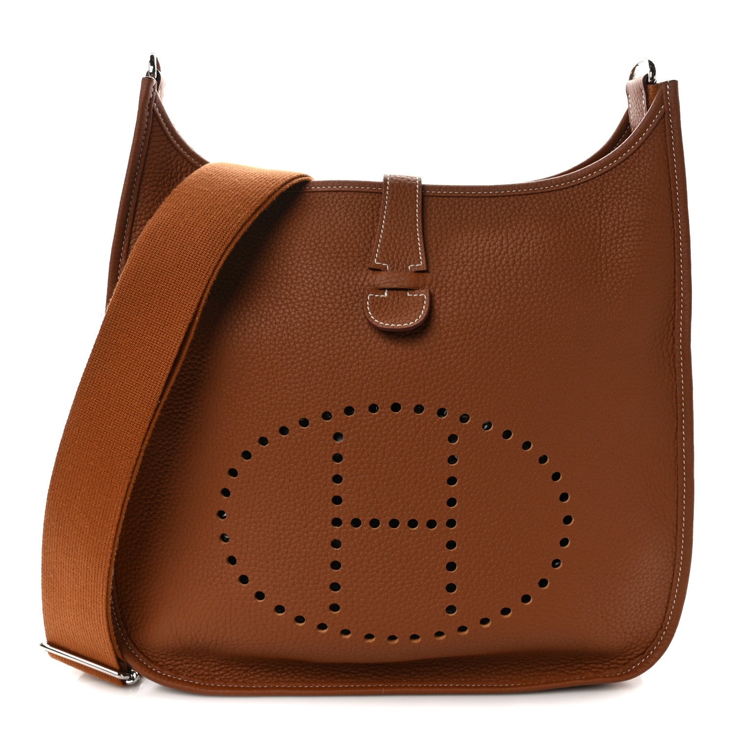 Hermes Taurillon Clemence Evelyne III GM Gold 1 of 10