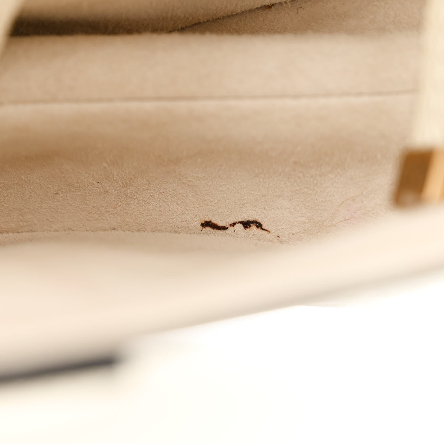 Christian Dior Grained Calfskin Saddle Bag White 8 of 11