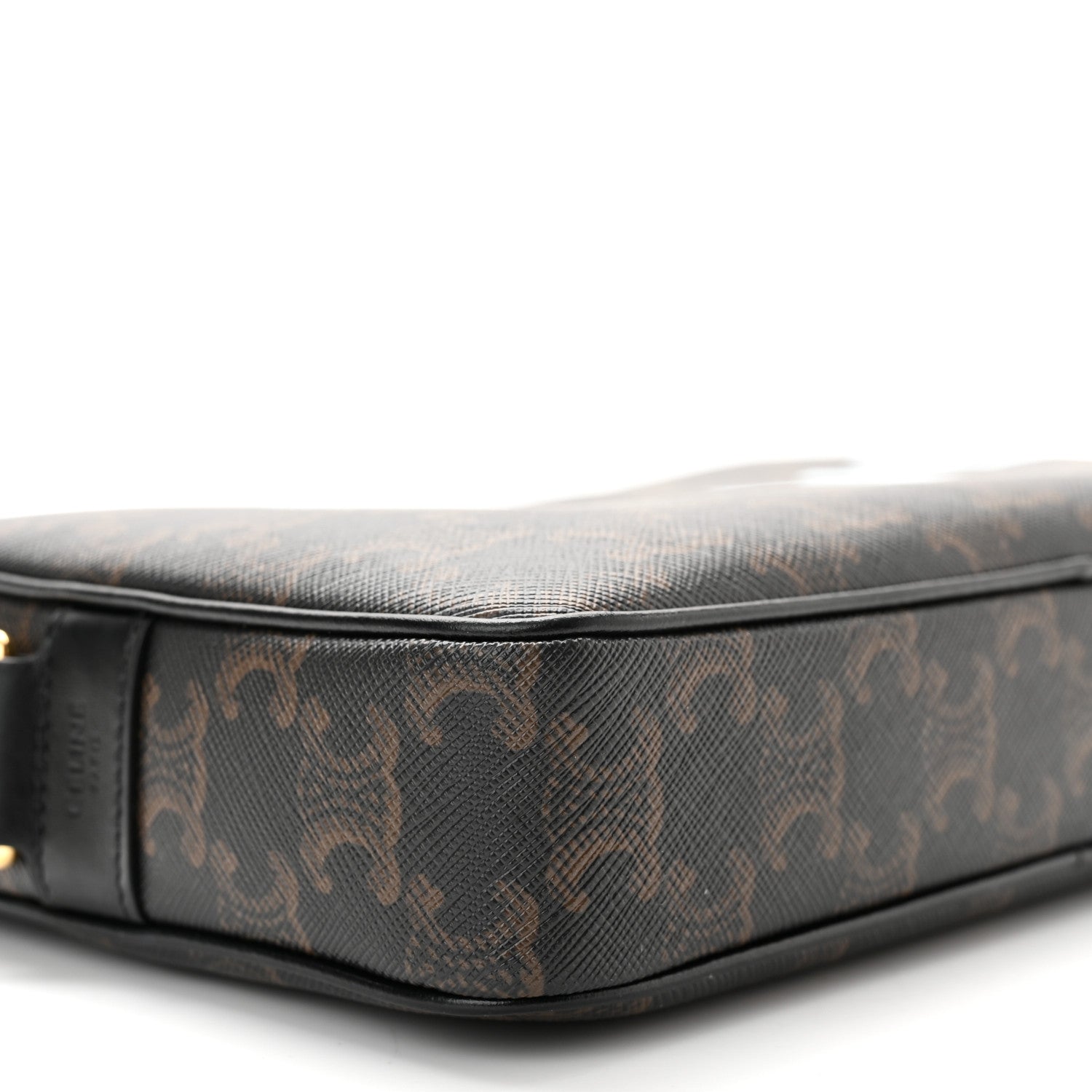 Celine Triomphe Canvas Medium Messenger Bag Black 9 of 10