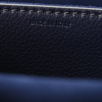 Christian Dior Grained Calfskin Dio(r)evolution Flap Bag Navy Blue 6 of 9