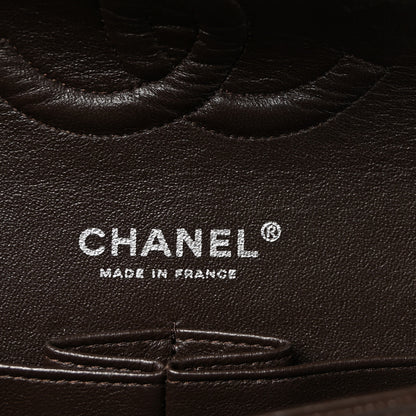Chanel Caviar Quilted Medium Double Flap Dark Brown 6 of 10