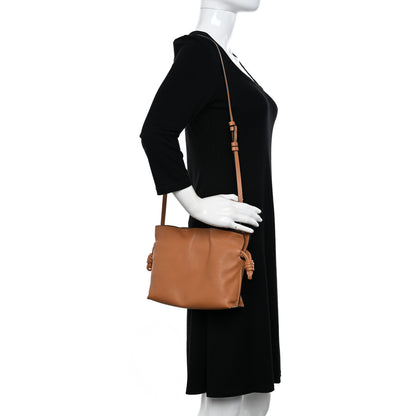 Loewe Calfskin Mini Flamenco Knot Clutch Warm Desert 2 of 13