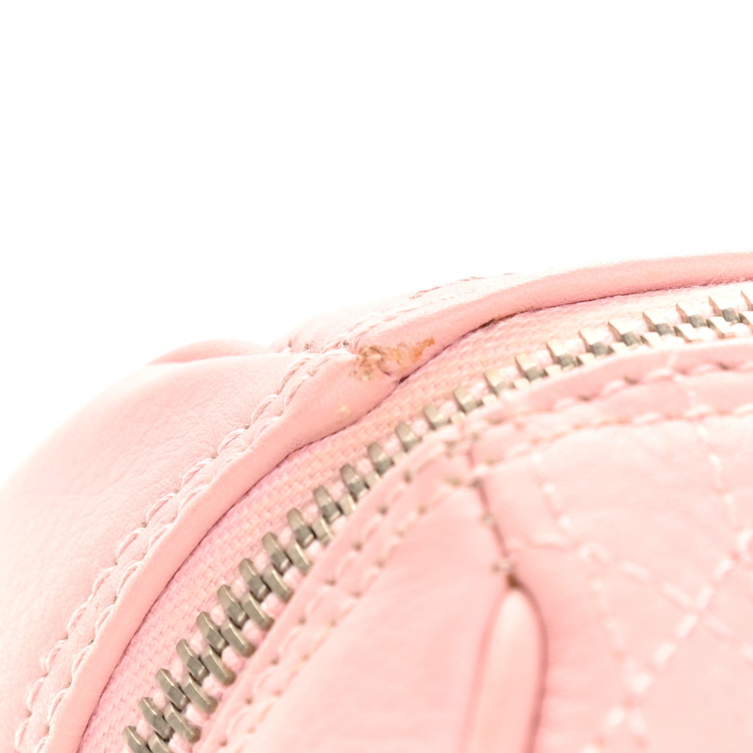 Christian Dior Calfskin Cannage Handbag Pink 11 of 13