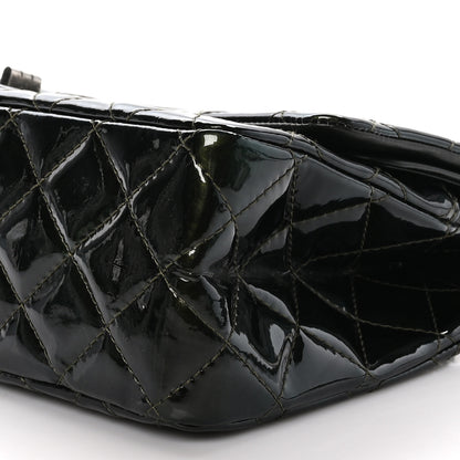 Chanel Patent Quilted 2.55 Reissue 227 Flap Dark Green 10 of 10