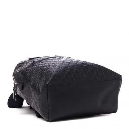 Gucci Guccissima Classic Backpack Black 4 of 9