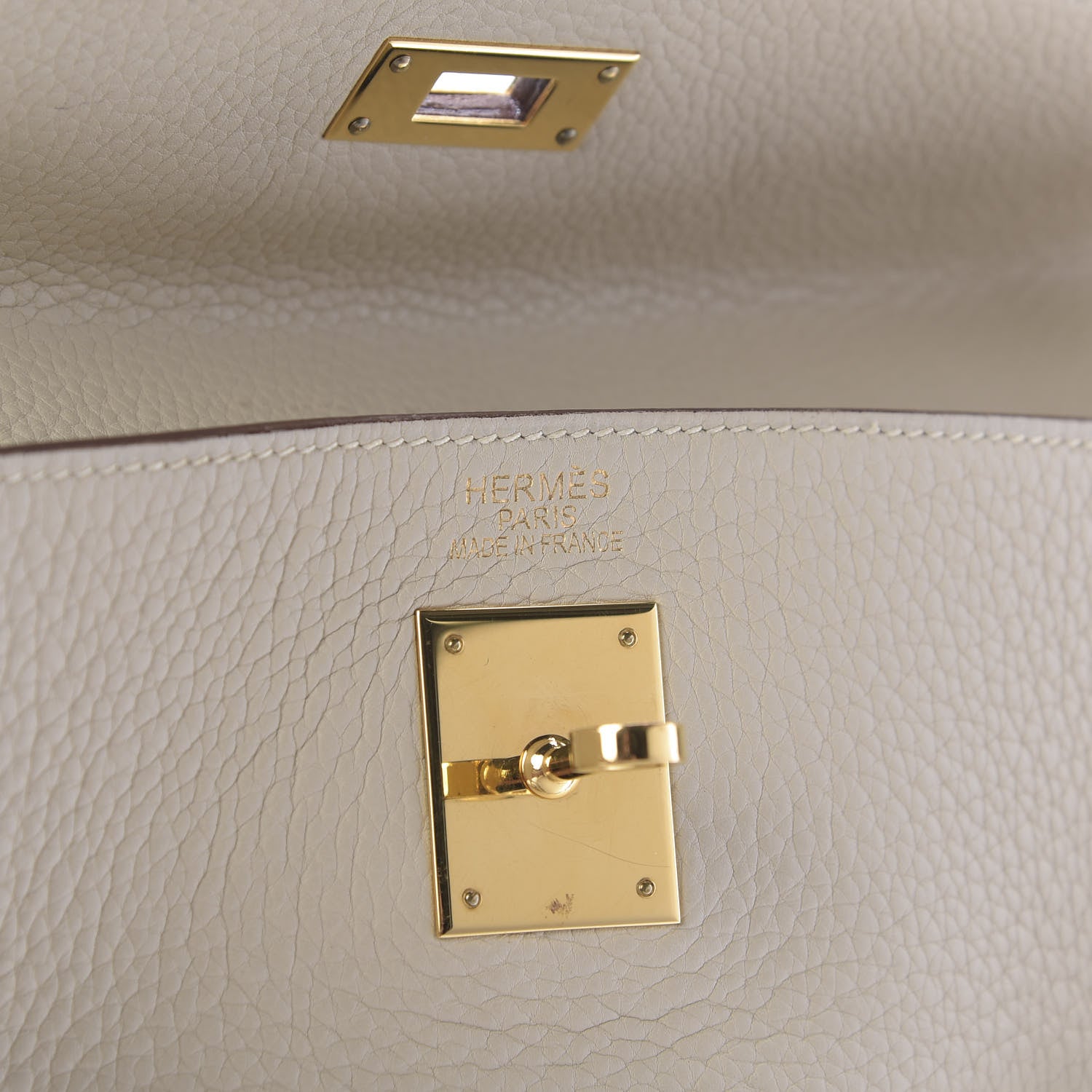 Hermes Taurillon Clemence Kelly Retourne 35 Parchemin 8 of 9