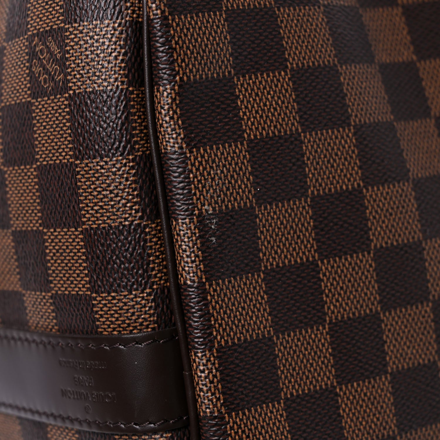 Louis Vuitton Damier Ebene Keepall Bandouliere 55 17 of 20