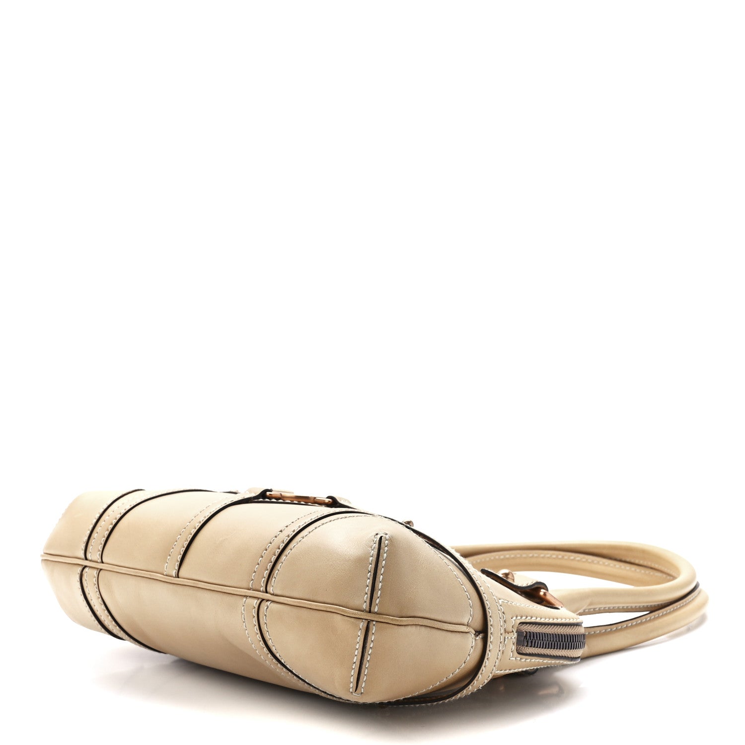 Gucci Calfskin GG Reins Tote Beige 9 of 11