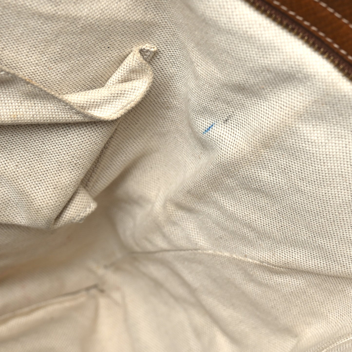 Monogram Medium Bree Zippered Tote Beige Tabacco