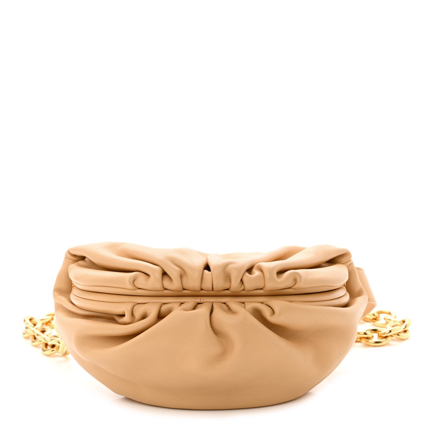 Bottega Veneta Nappa The Belt Chain Pouch Almond 1 of 11