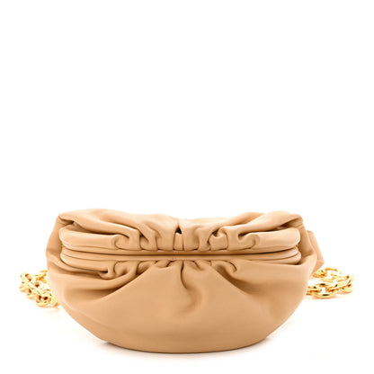 Bottega Veneta Nappa The Belt Chain Pouch Almond 1 of 11