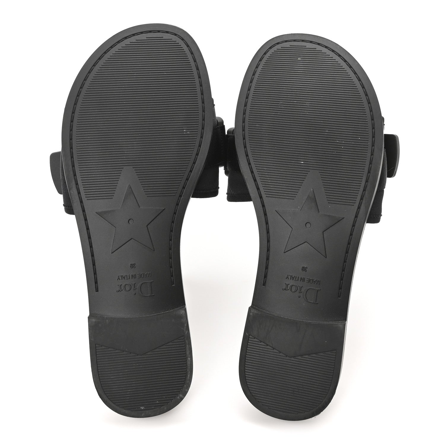 Christian Dior Technical Stretch Fabric Camouflage Dio(r)evolution Slide Sandals 39 Black Military 6 of 9