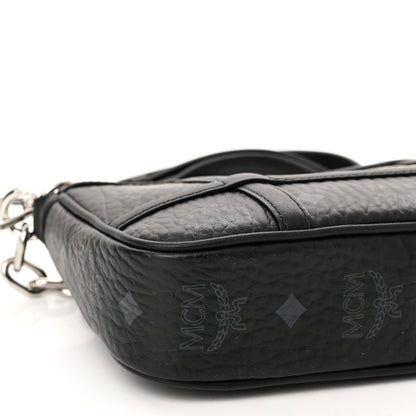 MCM Visetos Mini Aren Chain Crossbody Bag Black 10 of 11