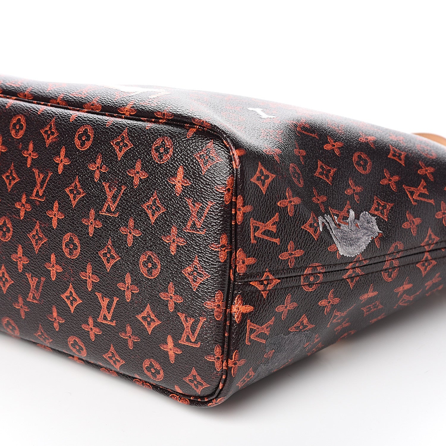Louis Vuitton Catogram Neverfull MM Marron 8 of 9