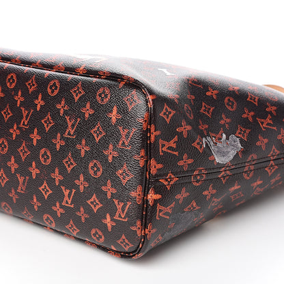 Louis Vuitton Catogram Neverfull MM Marron 8 of 9