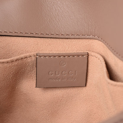 Gucci Calfskin Matelasse Studded Mini Pearly GG Marmont Shoulder Bag Porcelain Rose 8 of 9