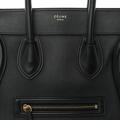 Celine Smooth Calfskin Medium Luggage Black 7 of 17