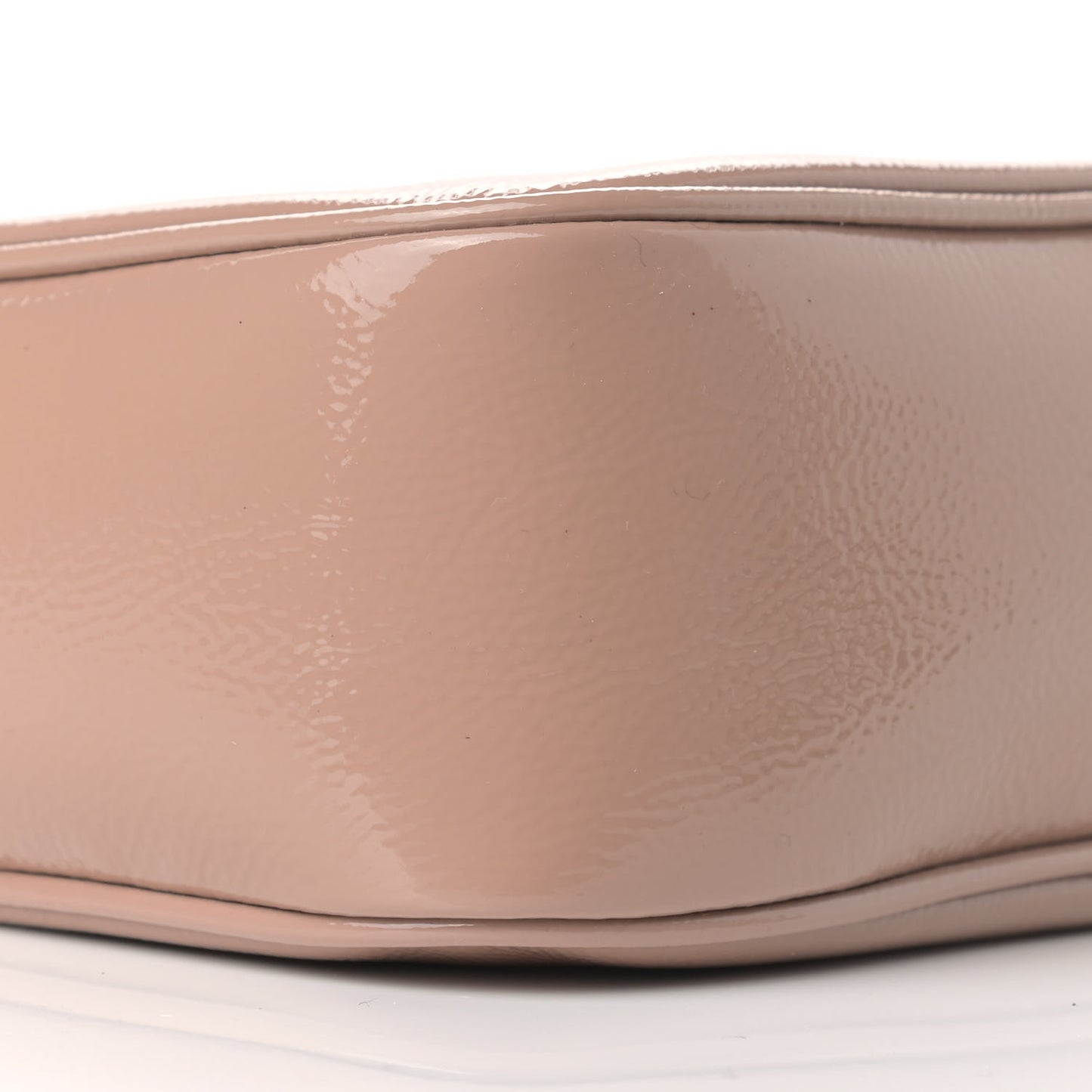 Vernice Naplack Small Soho Disco Bag Dark Cipria