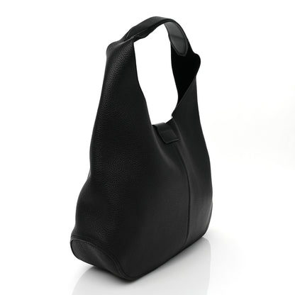 Salvatore Ferragamo Calfskin Margot Hobo Black 4 of 9