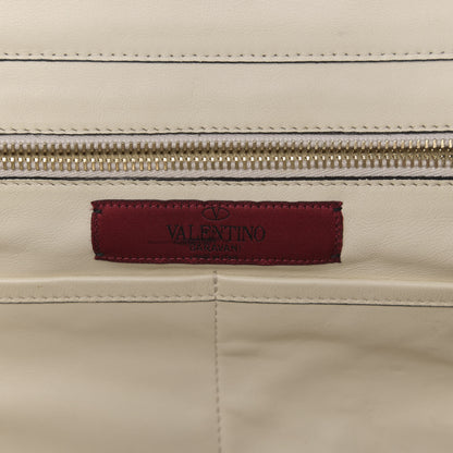 Valentino Garavani Vitello Medium Rockstud Tote Ivory 5 of 11