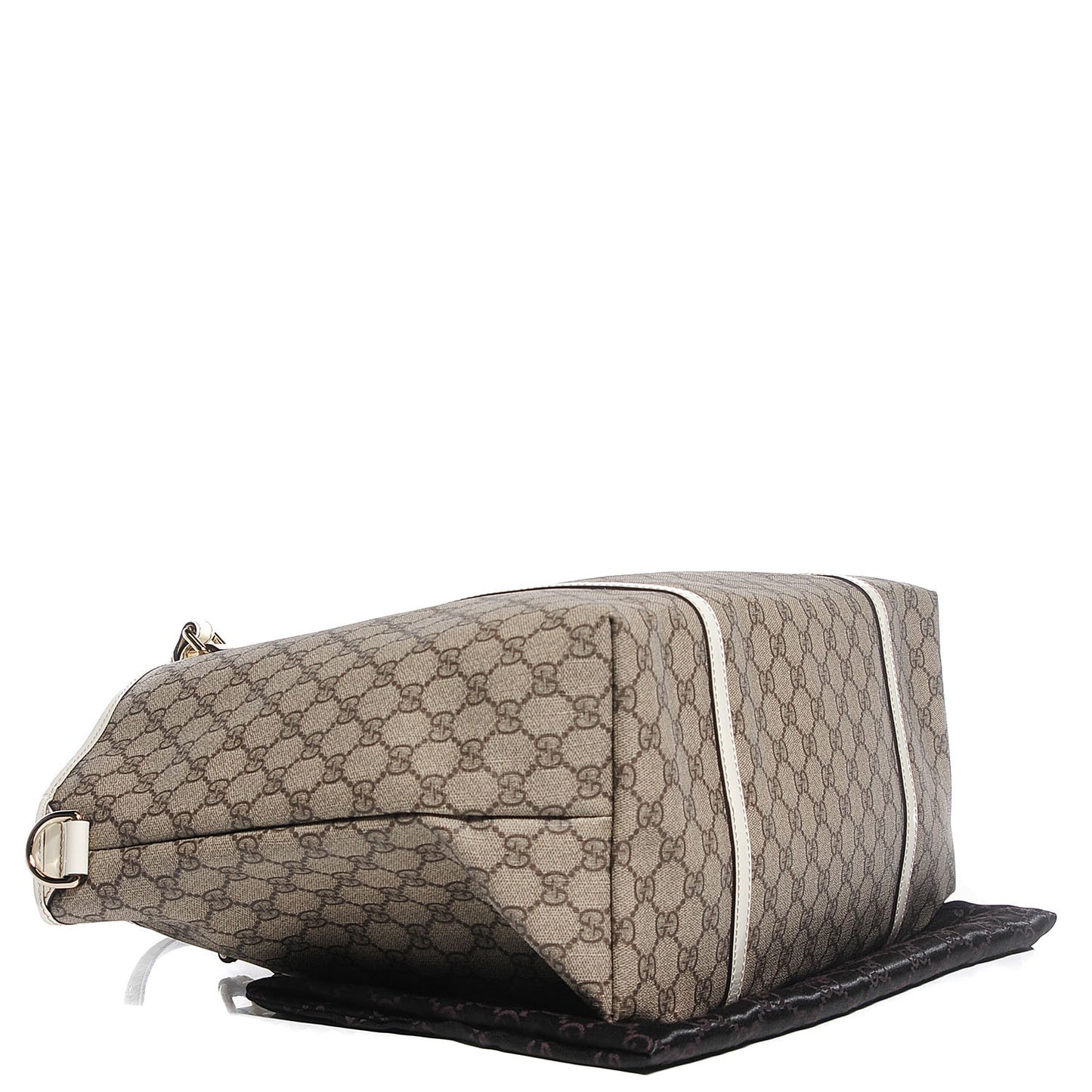 GG Plus Monogram Large Joy Tote White