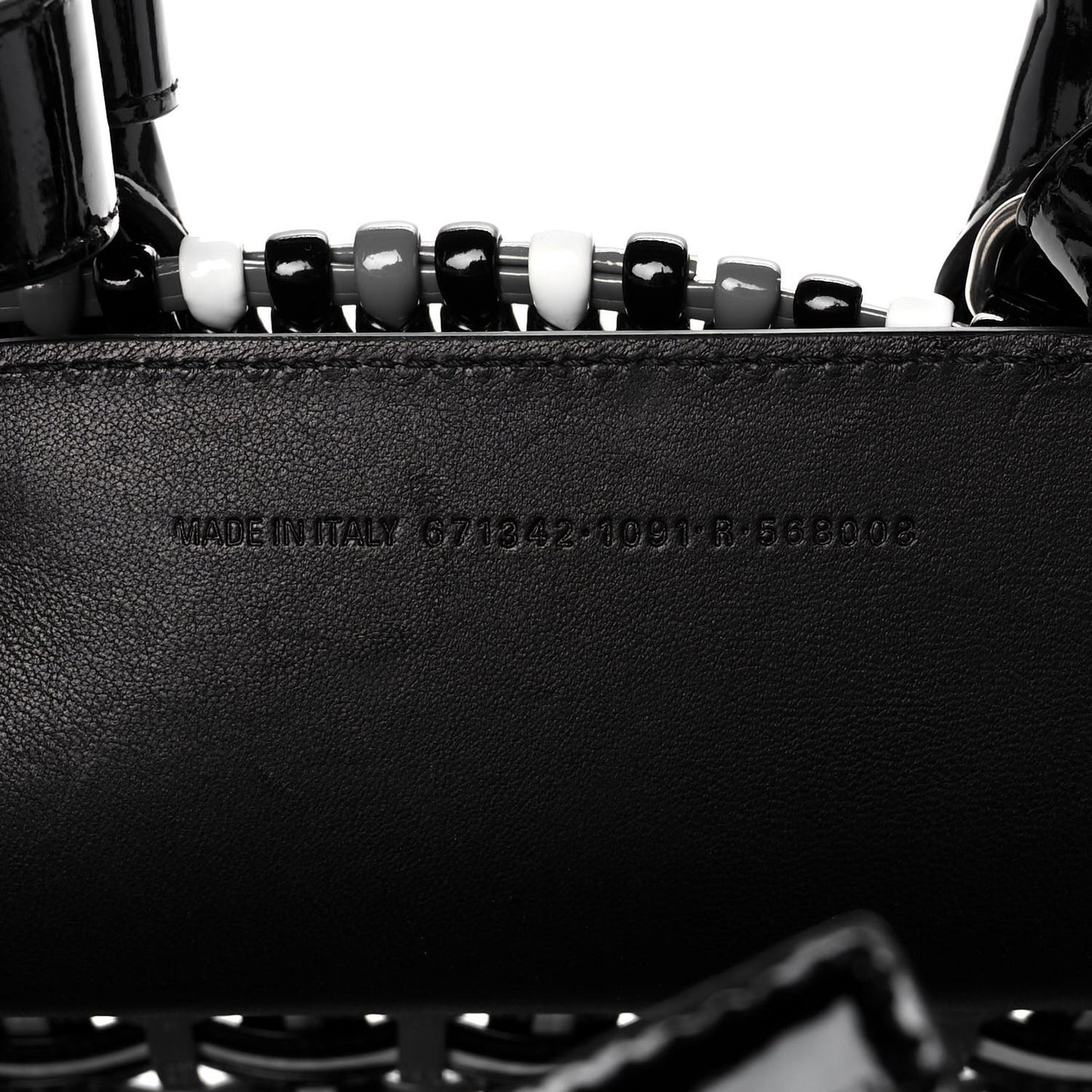 Patent XS Bistro Basket Black White