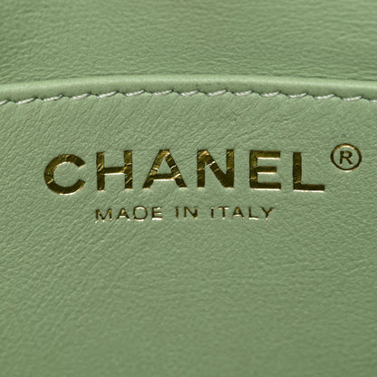 Chanel Gradient Metallic Lambskin Quilted Walking Mood Waist Bag Fanny Pack Pink Purple Green 6 of 12
