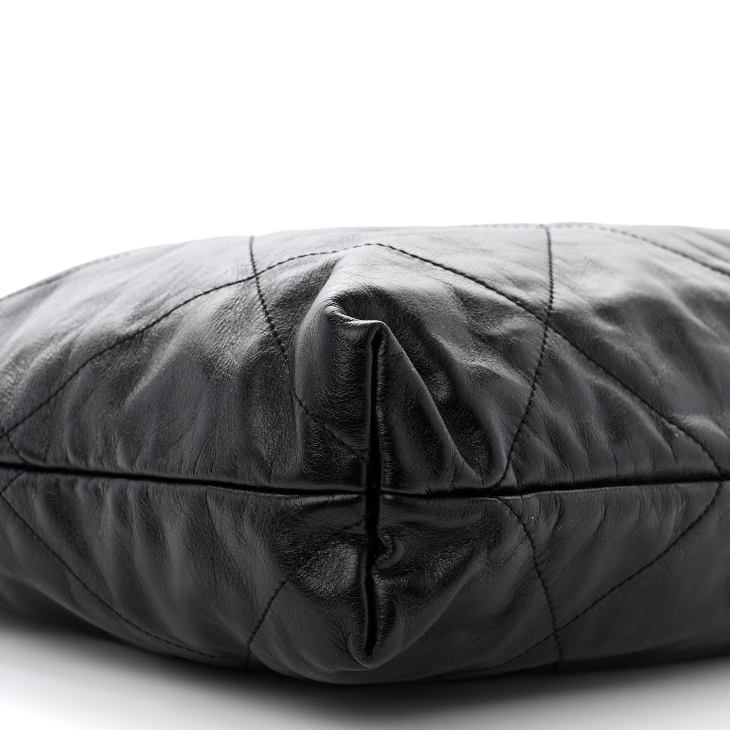Chanel Shiny Calfskin Quilted Chanel 22 Black 10 of 11