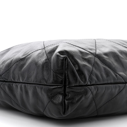 Chanel Shiny Calfskin Quilted Chanel 22 Black 10 of 11
