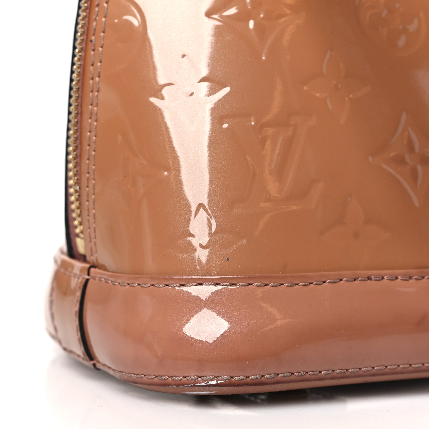 Louis Vuitton Vernis Alma BB Rose Velours 10 of 11