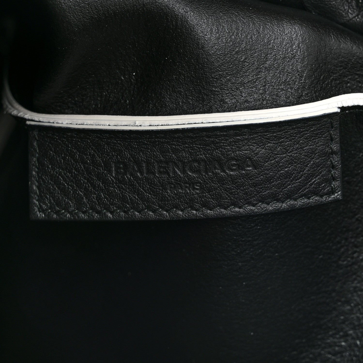 Balenciaga Veau Baltimore Double Sided Small Everyday Tote Optic White Black 7 of 11