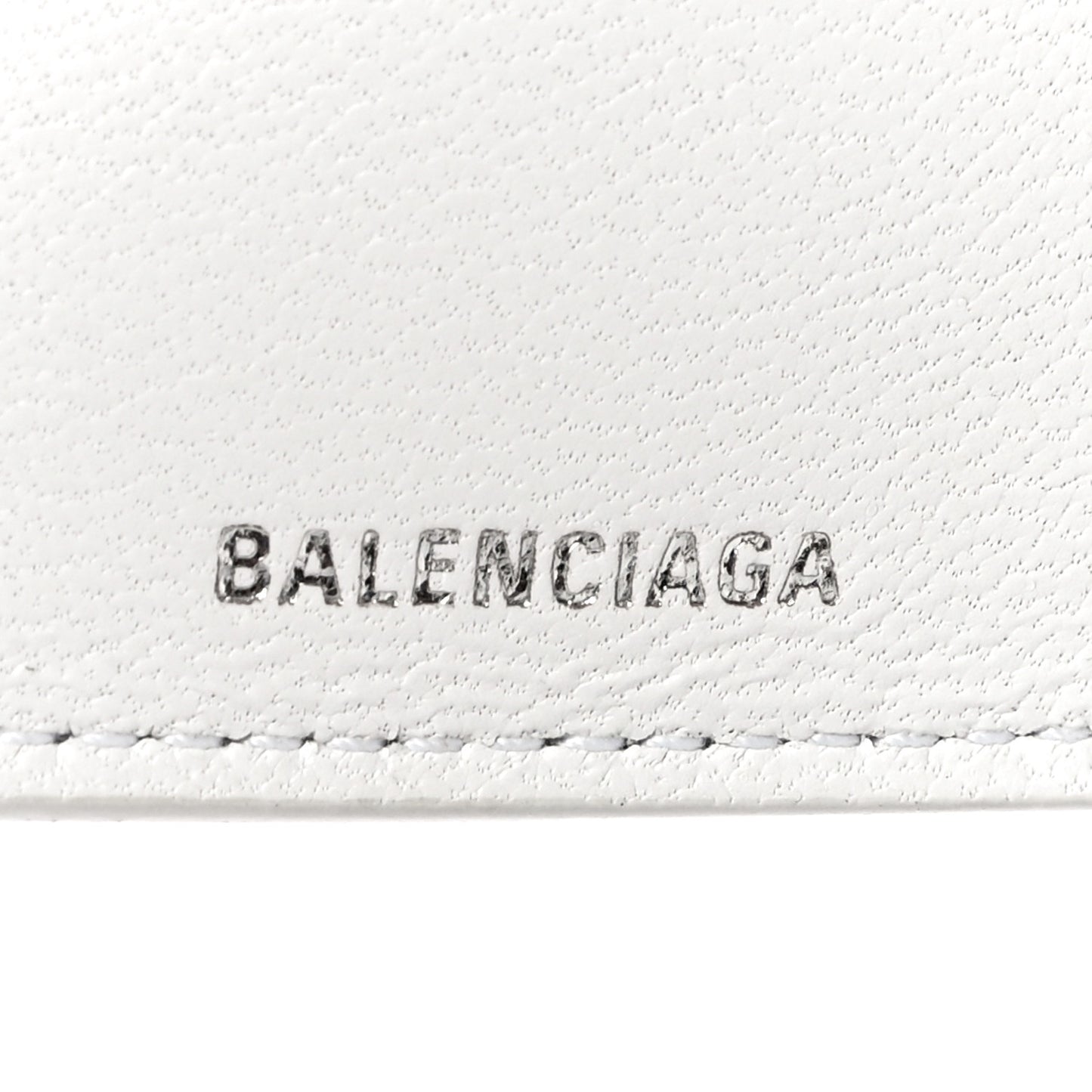 Calfskin Hello Kitty Mini Wallet White