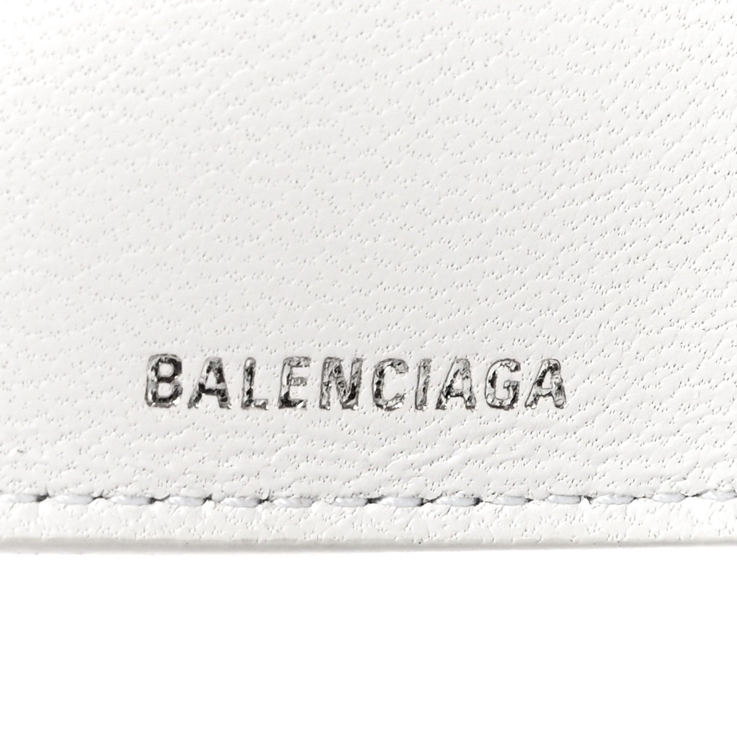 Balenciaga Calfskin Hello Kitty Mini Wallet White 7 of 12