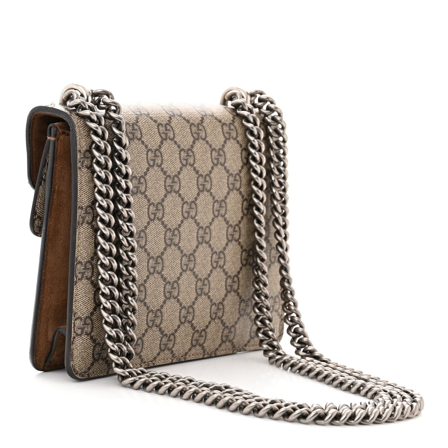 Gucci GG Supreme Monogram Mini Dionysus Shoulder Bag Taupe 3 of 11