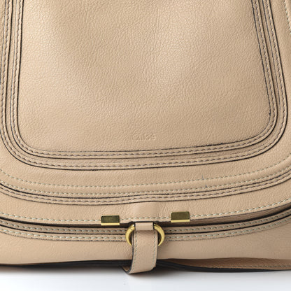 Chloe Calfskin Large Marcie Satchel Light Tan 9 of 10