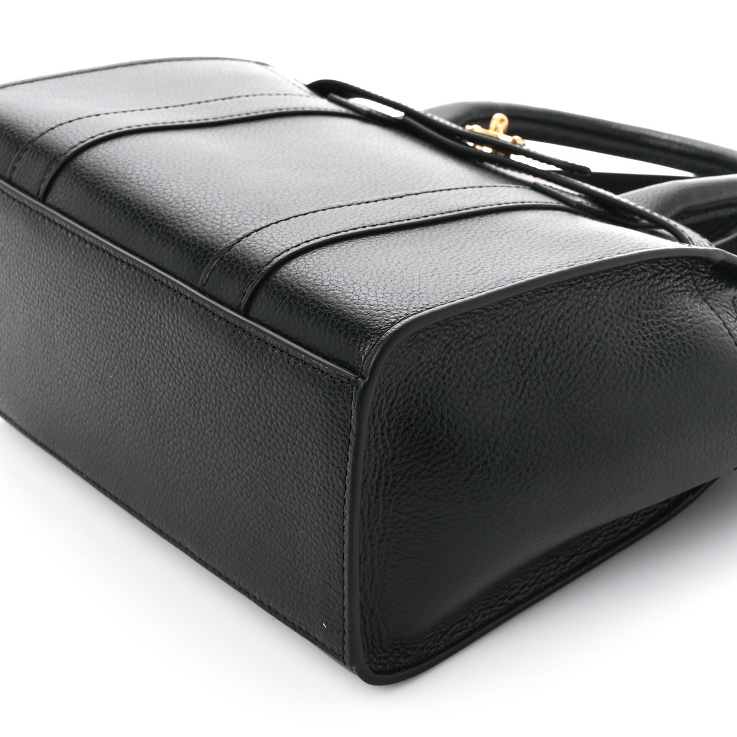 Small Classic Grain Mini Zipped Bayswater Black