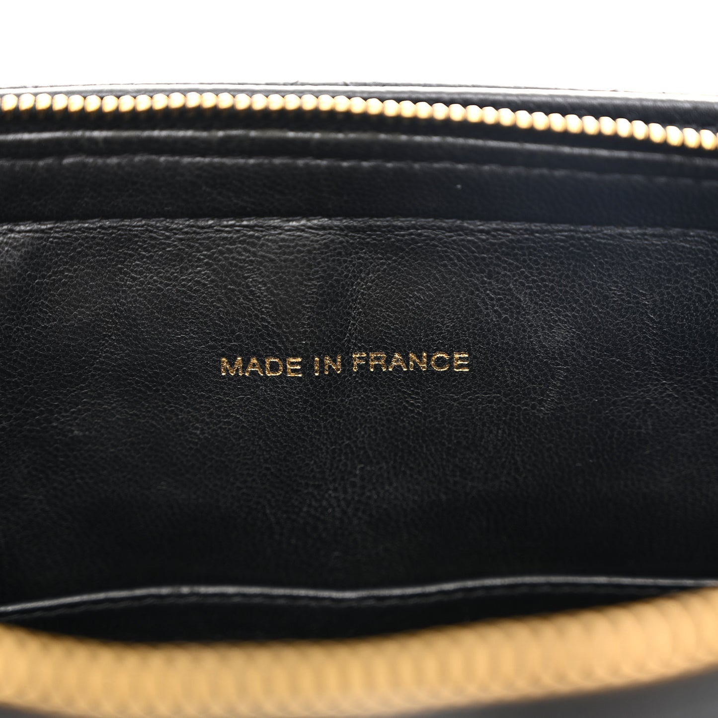 Caviar Quilted Flap Shoulder Bag Black