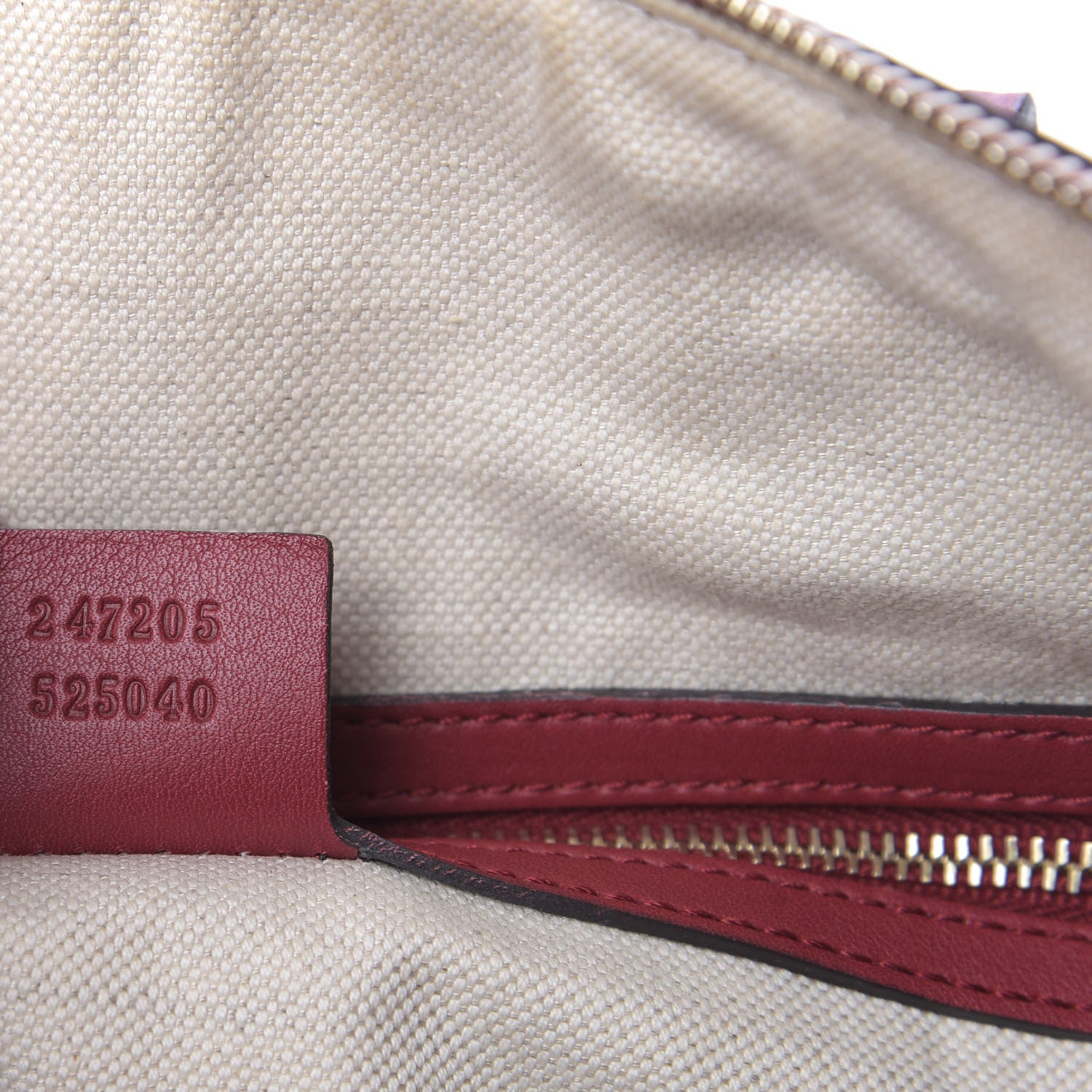 Gucci Calfskin Microguccissima Trim Medium Boston Raspberry Red 9 of 9