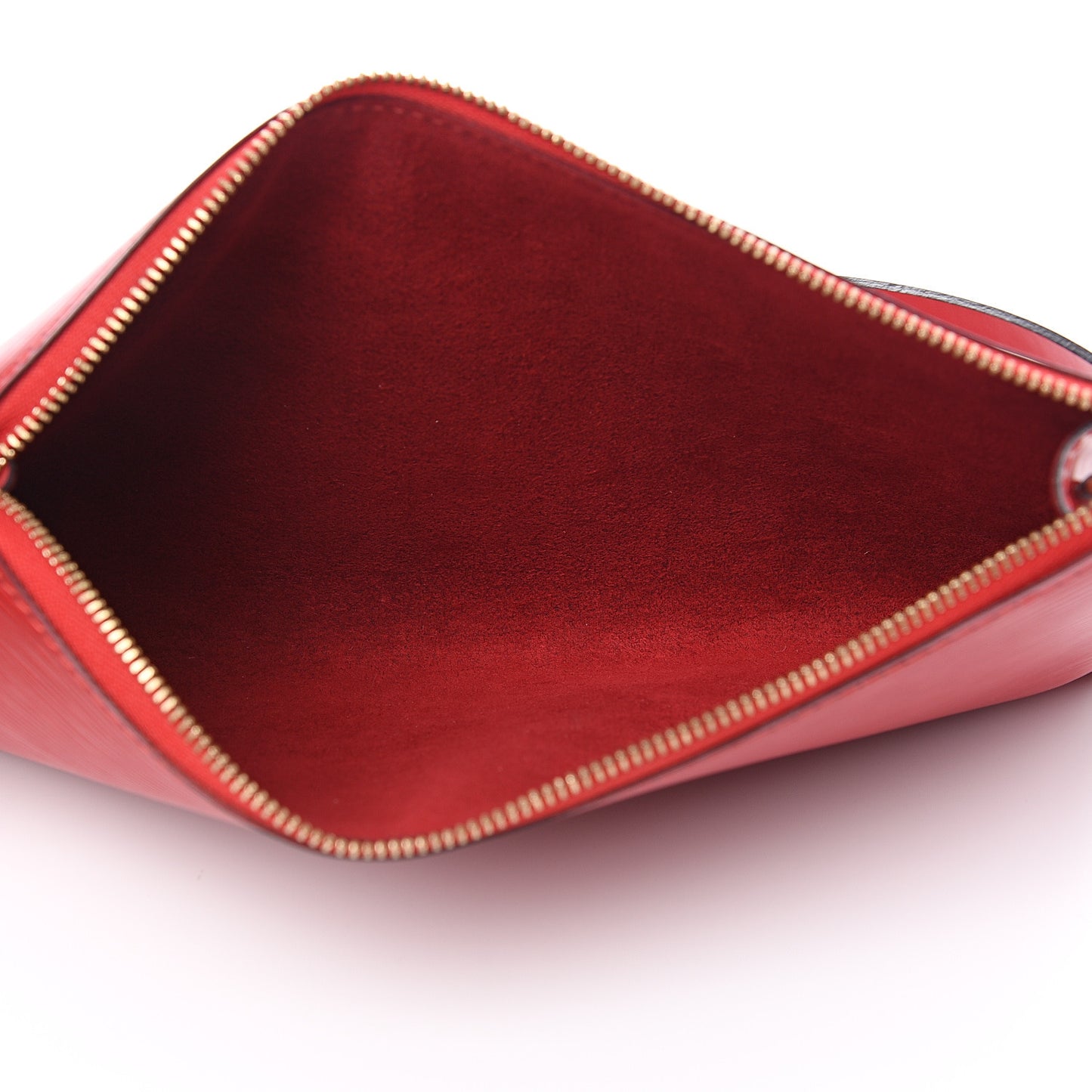 Epi Pochette Accessories 24 Castillan Red