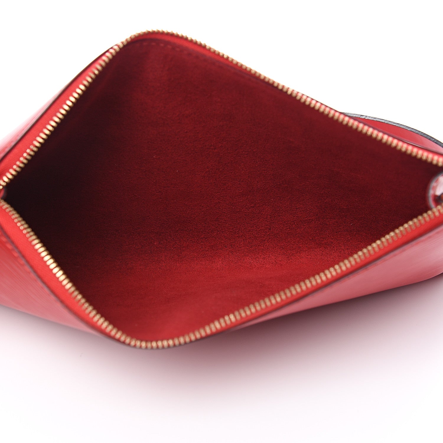 Louis Vuitton Epi Pochette Accessories 24 Castillan Red 4 of 6