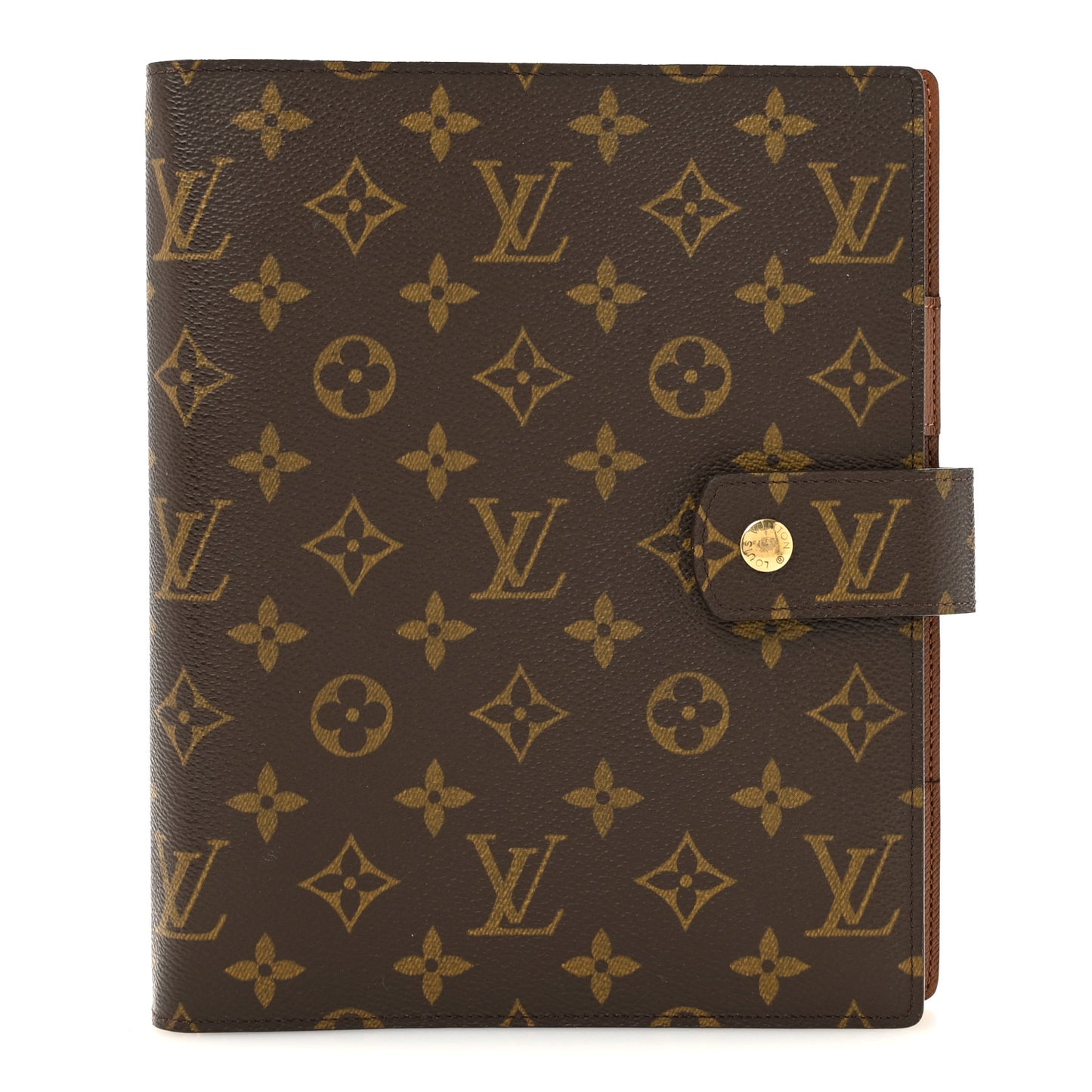 Monogram Large Ring Agenda Cover