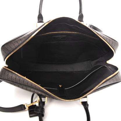 Saint Laurent Toile Classic Monogram Flat Briefcase Black 6 of 8