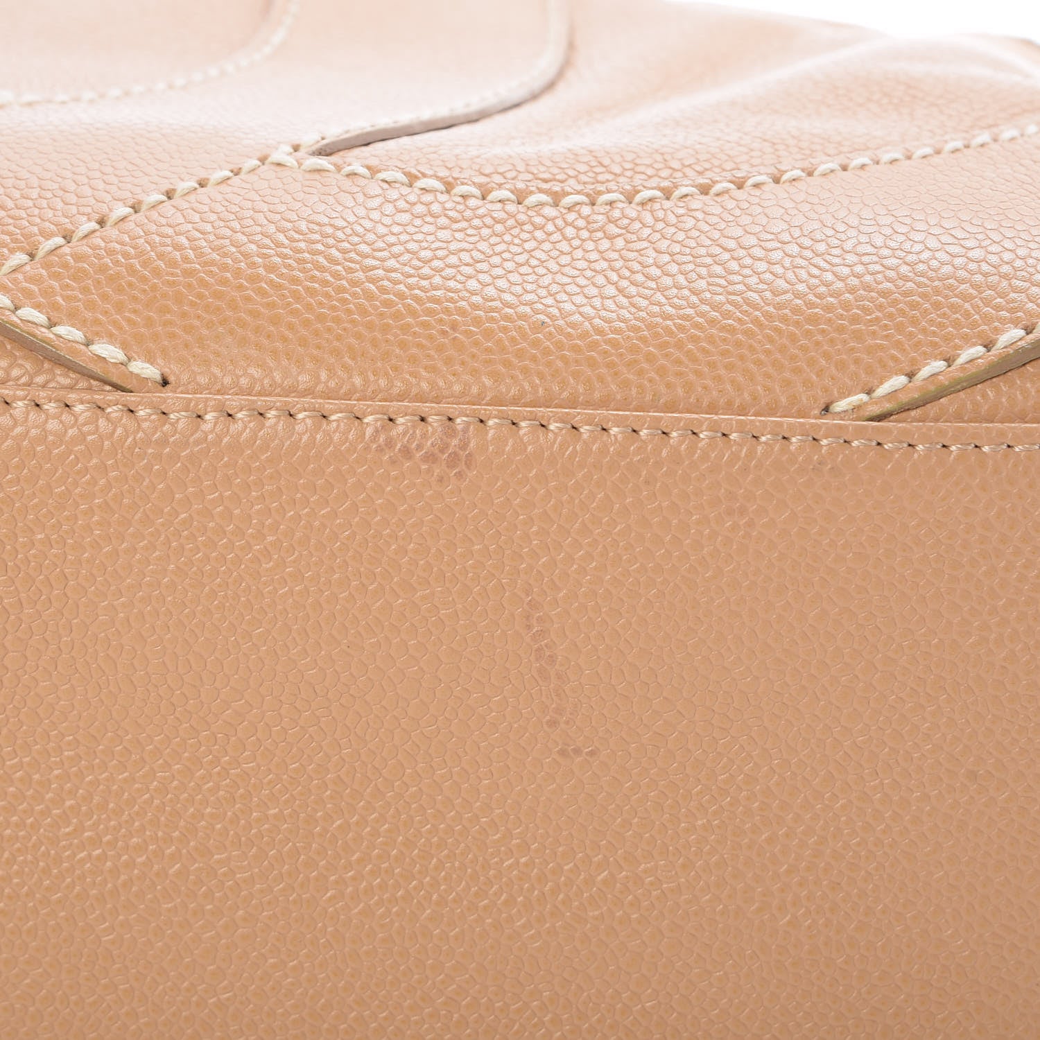 Chanel Caviar CC Stitched Hobo Beige 8 of 10