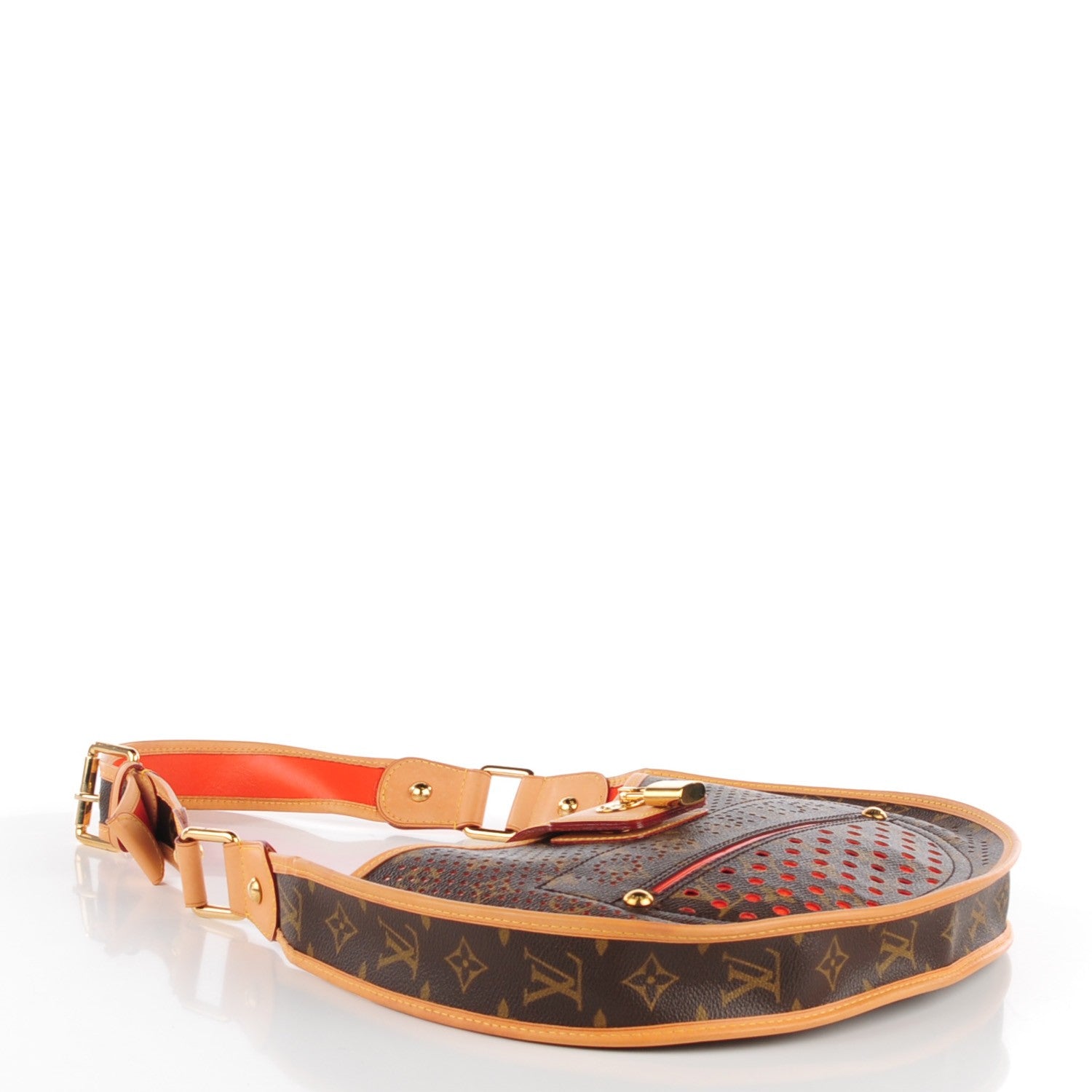 Louis Vuitton Monogram Perforated Demi-Lune Orange 4 of 7