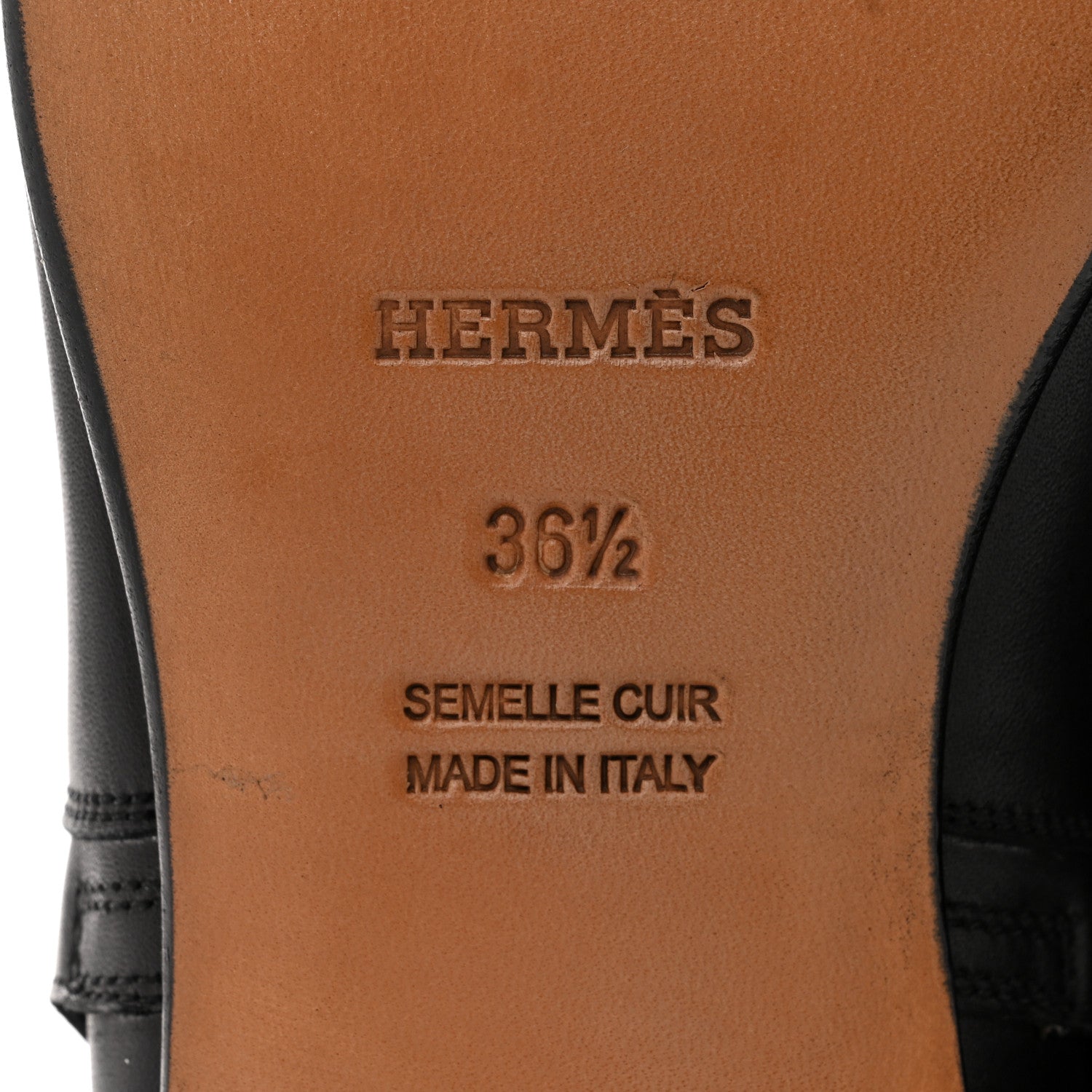 Hermes Calfskin Neo Low Boots 36.5 Black 7 of 8