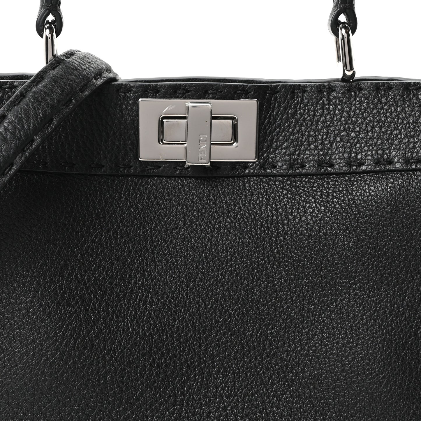 Cuoio Romano Selleria Chamois Small Peekaboo I SEE U Satchel Black Camel Sunflower