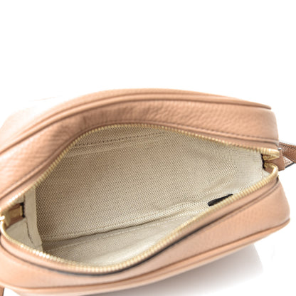 Gucci Pebbled Calfskin Small Soho Disco Bag Camelia 5 of 14