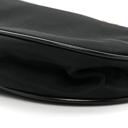 Prada Tessuto Light Nylon Chain Shoulder Bag Black 7 of 9