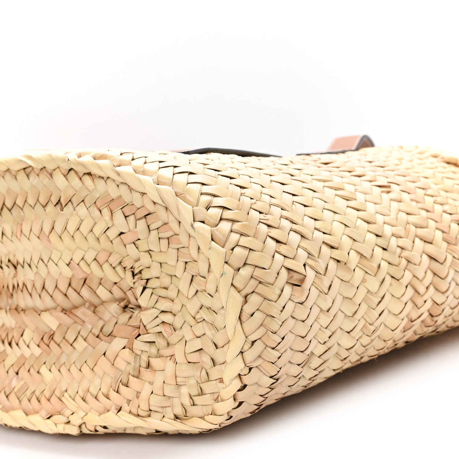 Loewe Raffia Large Basket Tote Bag Natural Tan 9 of 12